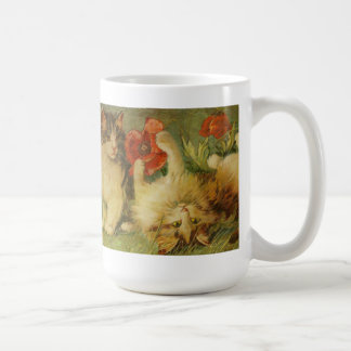 Tasse vintage de chatons