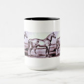 Tasse vintage de cheval (Centre)