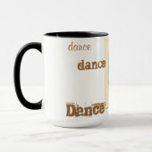 Tasse vintage de danse de danseurs classiques (Gauche)
