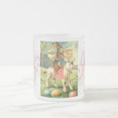 Tasse vintage de lapin de Pâques (Centre)