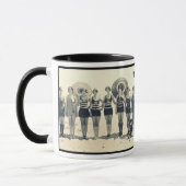 Tasse vintage de logo de Claire de photo (Gauche)