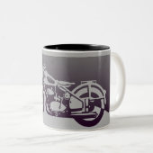 Tasse vintage de moto (Devant droit)