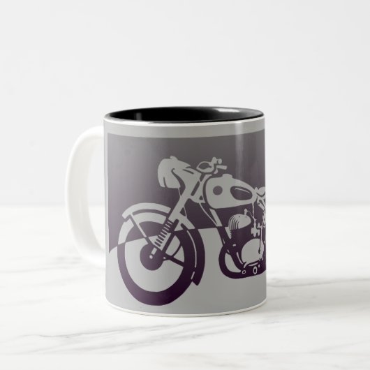 Tasse vintage de moto (Devant gauche)
