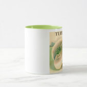 tasse vintage de paquet de graine de navet (Centre)
