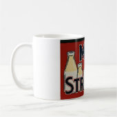 Tasse vintage de publicité de lait (Gauche)