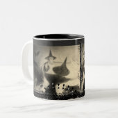 Tasse vintage de sorcière (Devant gauche)