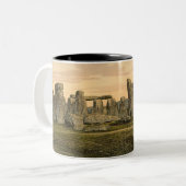 Tasse vintage de Stonehenge (Devant gauche)