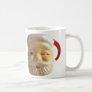 Tasse vintage de tasse de Père Noël (cligner de