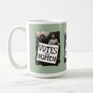 Tasse vintage de vote de femmes
