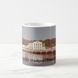 Tasse vintage de Westport - pont de Steinkraus
