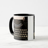 Tasse vintage d'écriture (Devant gauche)