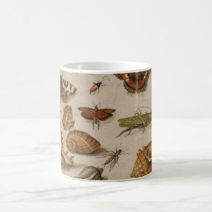 Tasse vintage d'illustration de biologie