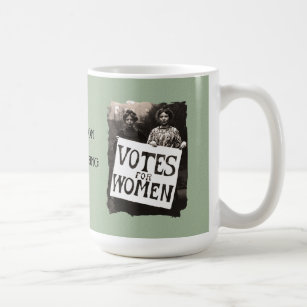 Tasse vintage du vote 2016 de femmes