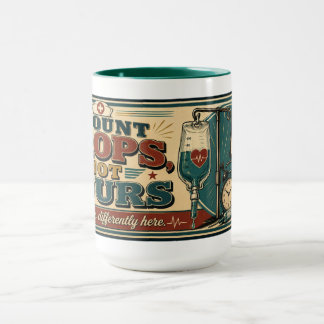 Tasse vintage infirmière - Cadeau d'humour infirmi