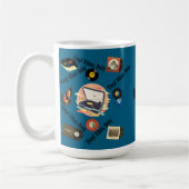 Tasse vinyle rétro vintage (Gauche)