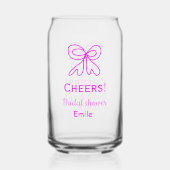 Tasse violet rose ruban douche de mariée ajouter n (Verso)