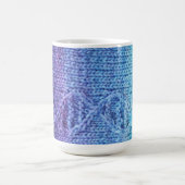 Tasse violette cassée par câble d'ADN de Knit de (Centre)