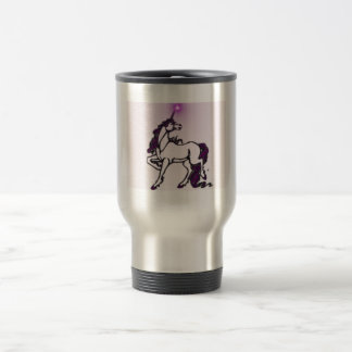 Tasse violette de licorne de brume