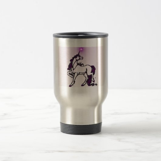 Tasse violette de licorne de brume (Centre)