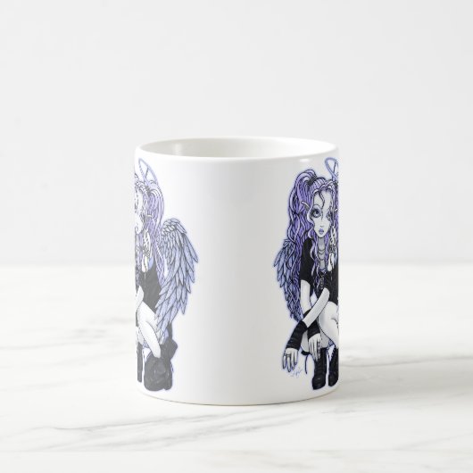 Tasse violette gothique d'ange d'Angelina (Centre)