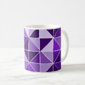 tasse violette motif (Devant droit)