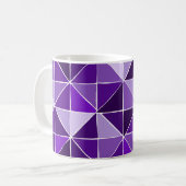 tasse violette motif (Devant gauche)