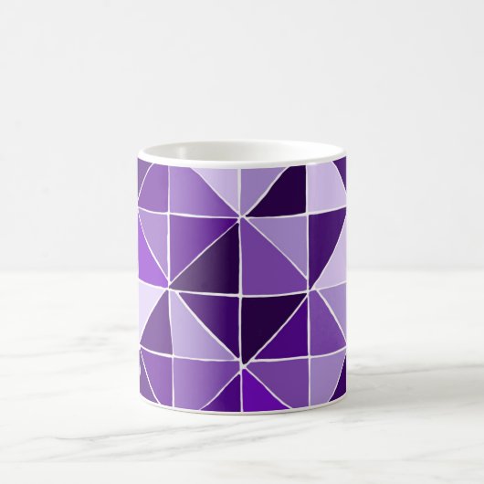 tasse violette motif (Centre)