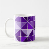 tasse violette motif (Gauche)