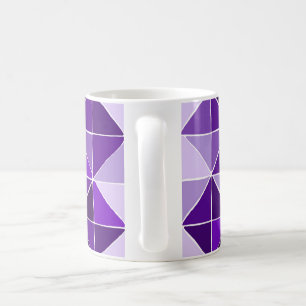 tasse violette motif