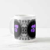 Tasse violette pourpre (Devant gauche)