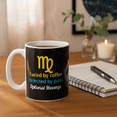 Tasse Virgo Overthinker – Alimenté par le café et