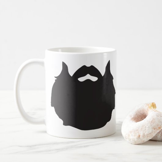 Tasse virile de barbe (Avec donut)