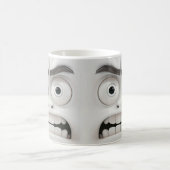 Tasse Visage Choqué Drôle | Expression Surprise (Centre)