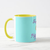 Tasse Visage Femme Heureuse Vie Heureuse (Gauche)