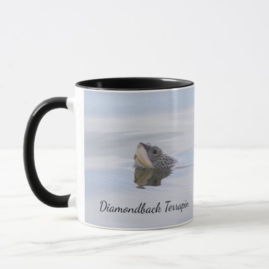Tasse visage tortue diamantée (Gauche)