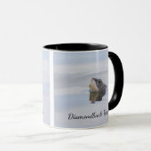 Tasse visage tortue diamantée (Devant droit)