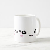 Tasse Visages d'Anime Kawaii – Personnage Mignon & (Devant droit)