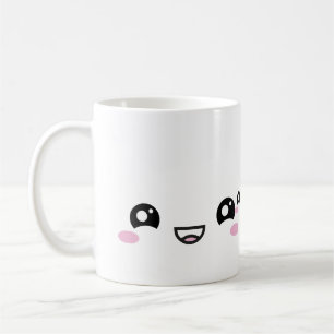 Tasse Visages d'Anime Kawaii – Personnage Mignon &