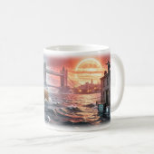 Tasse Vision de la marée tempête de Londres Callin (Devant droit)