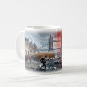 Tasse Vision de la marée tempête de Londres Callin (Devant gauche)
