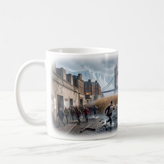 Tasse Vision de la marée tempête de Londres Callin (Gauche)