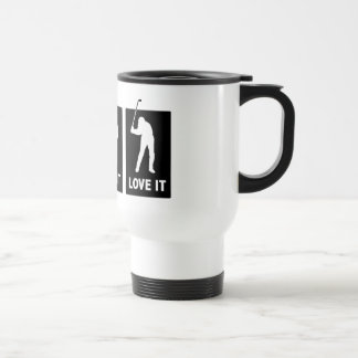 Tasse vivante de golf d'amour de jeu