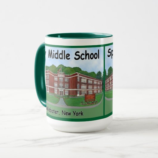 Tasse vive de collège (Devant gauche)