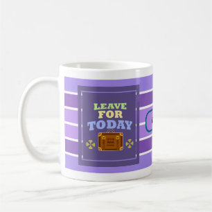 Tasse « Vivez pour aujourd'hui – Lignes dynamiques