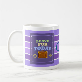 Tasse « Vivez pour aujourd'hui – Lignes dynamiques