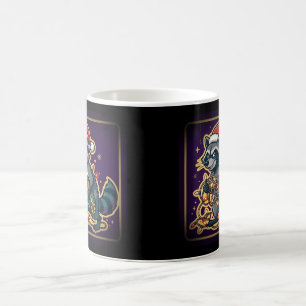 Tasse Voleur de lumières de Noël de Raton Laveur