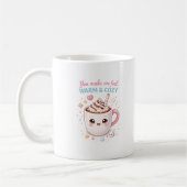 Tasse Vous Me Faites Me Sentir Chaud et Confortabl (Gauche)