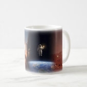 Tasse Voyage Spatial Homme Fusée Rêve (Devant droit)