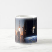 Tasse Voyage Spatial Homme Fusée Rêve (Centre)