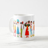 Tasse vriendinnen koffiemok (Voorkant links)